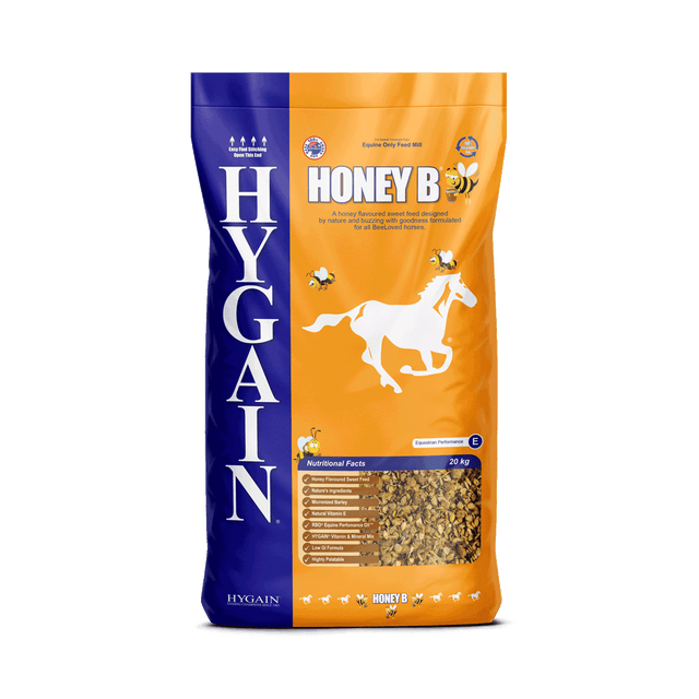 Honey B® is a cool, high fibre designed to meet the nutritional needs of horses in light to moderate work.