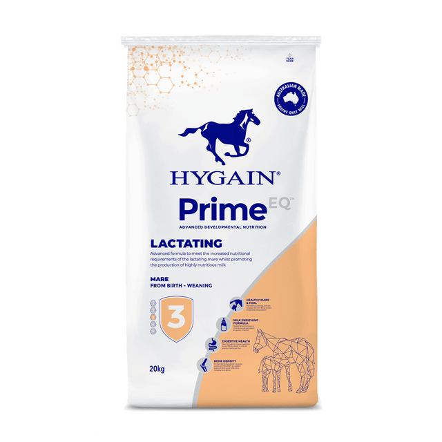 Advanced horse feed formula to meet the increased nutritional requirements of the lactating mare whilst promoting the production of highly nutritious milk.