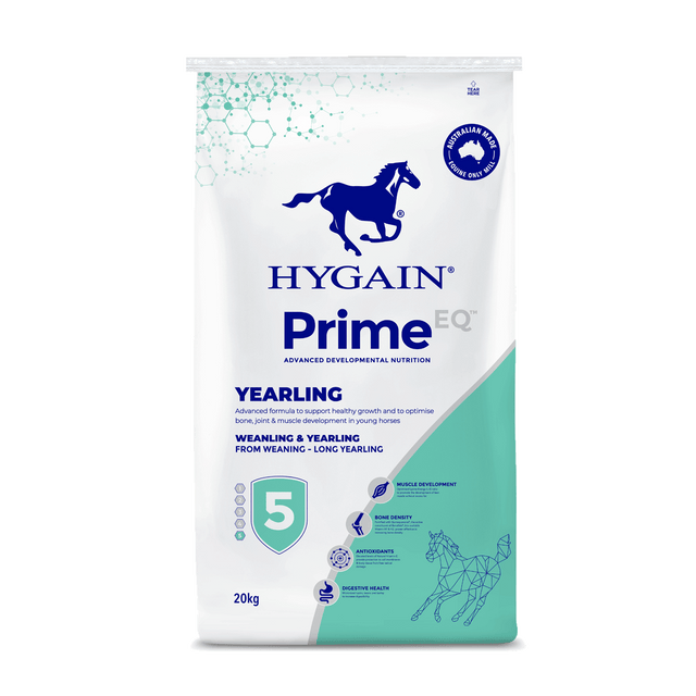 Prime EQ 5 - Advanced formula to support healthy growth and to optimise bone, joint & muscle development in young horses.